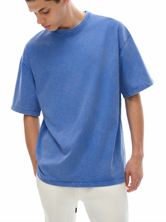 "Donald is a Duck" Snow Washed Oversized Cotton T-Shirt
