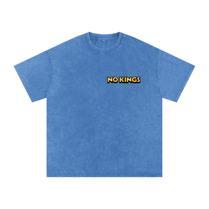 "Donald is a Duck" Snow Washed Oversized Cotton T-Shirt