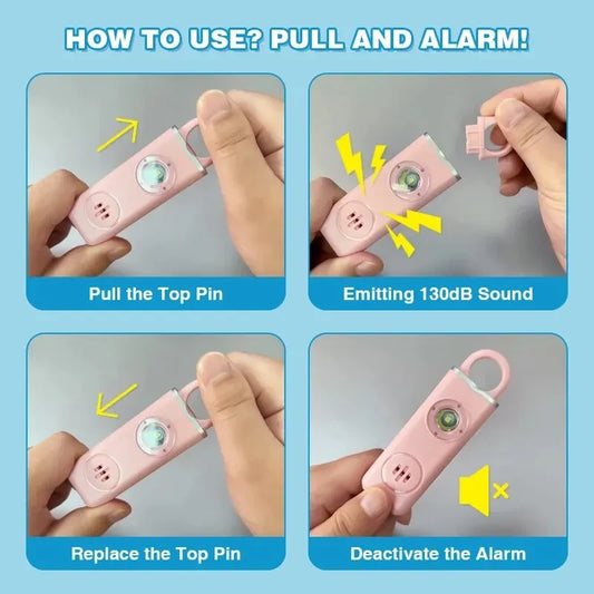 Personal Safety Alarm Keychain