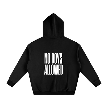 "No Boys Allowed" Oversize Fleeced Hoodie