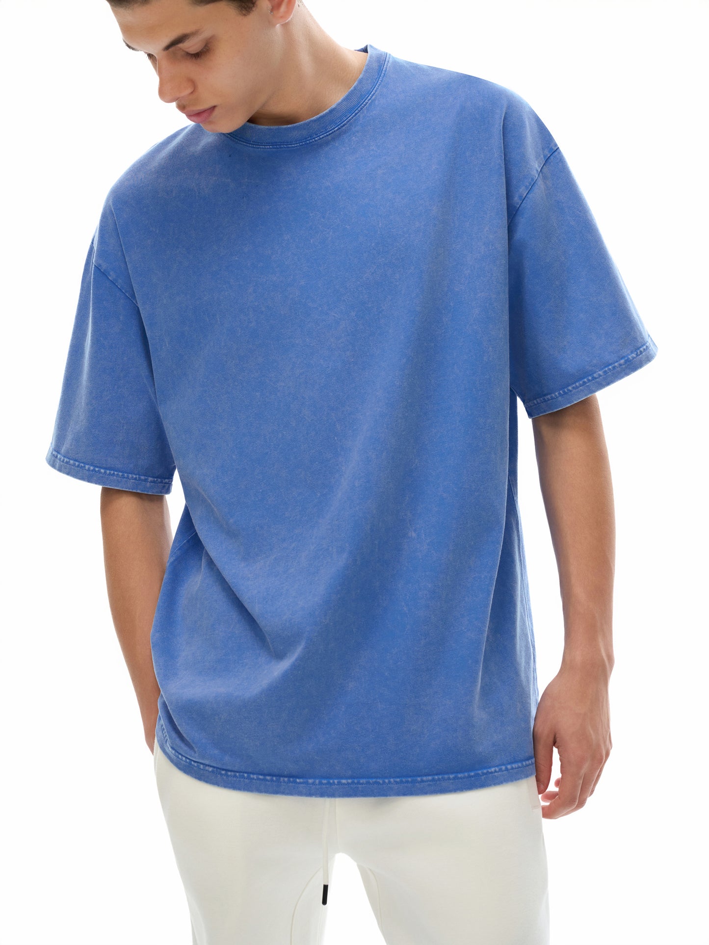 "Donald is a Duck" Snow Washed Oversized Cotton T-Shirt