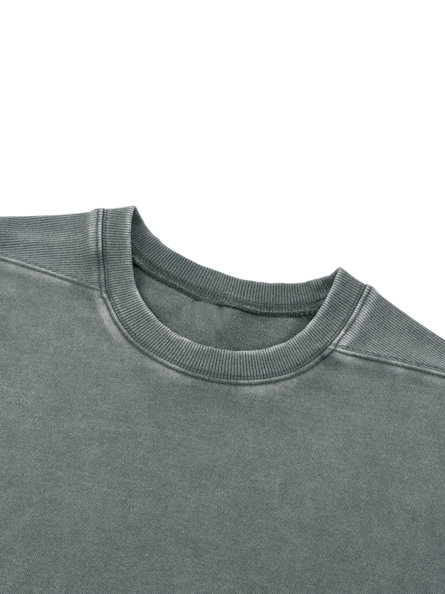 Unisex Mineral Wash Boxy Raw Edge T-Shirt